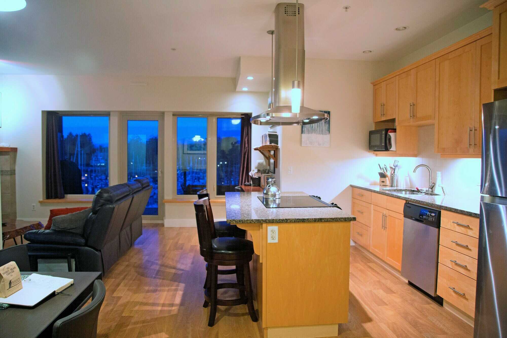 Just Listed !The Moorage Ucluelet's most popular vacation rental/residential property ! This amazing second floor 726 sq.ft 1 bedroom and 1 bathroom condo could be yours ! Experience the gorgeous mountain, marina and ocean mountain views ! 3
