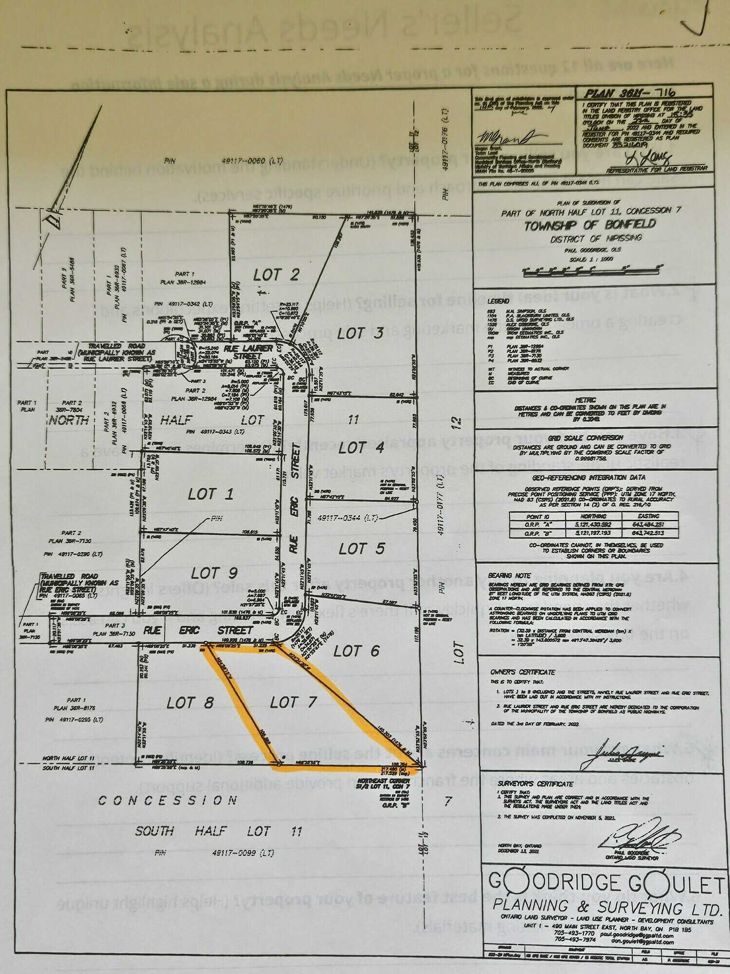 Prime Building Lot in Bonfield | Large Country Lot in a Desirable Subdivision 2