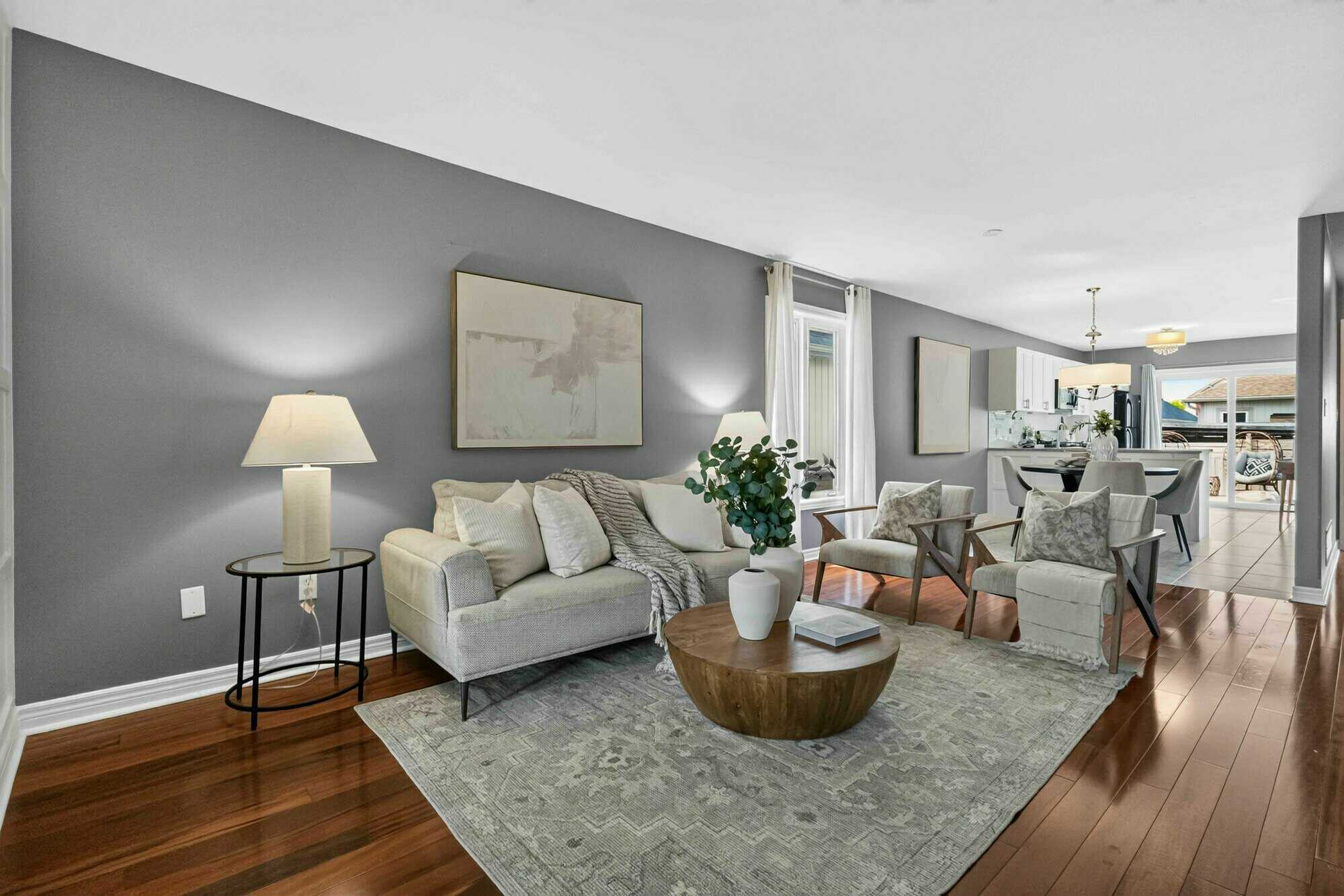 Beautiful 2 + 2 Bedroom bungalow with fully finished lower level in-law suite and separate entrance. Lovely backyard deck extends your summer living space. 5
