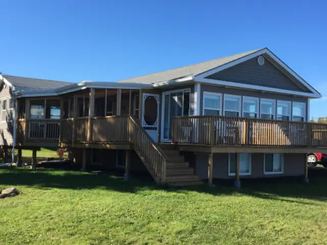 Unique Oceanfront Property! Fully winterized with a FULL basement! 2
