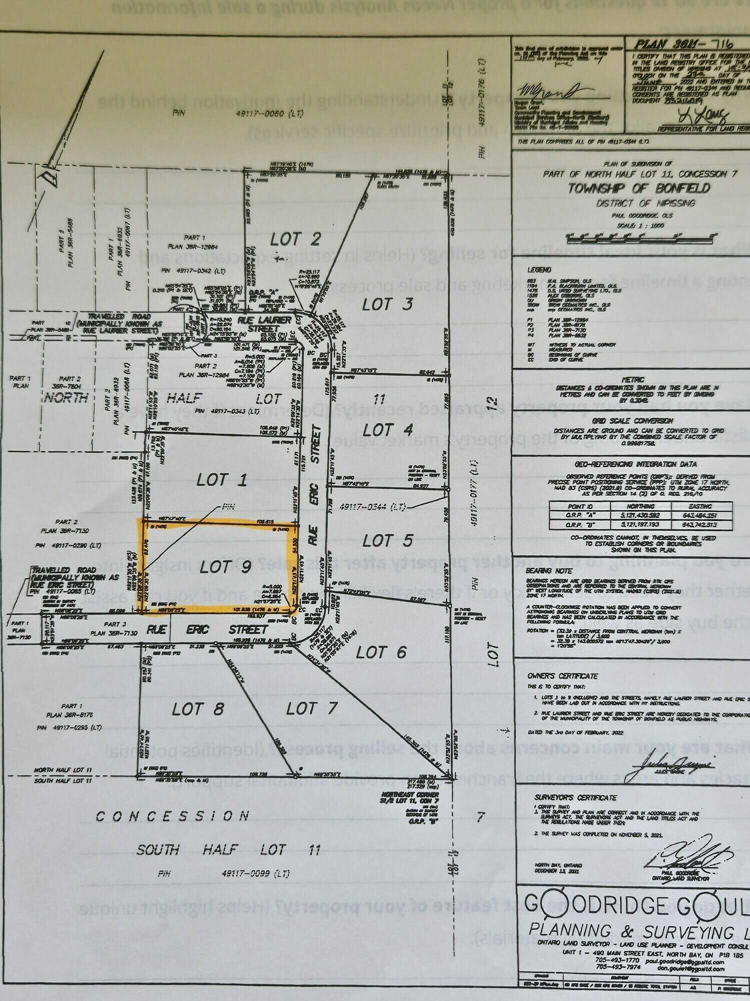 Prime Building Lot in Bonfield | Large Country Lot in a Desirable Subdivision 2