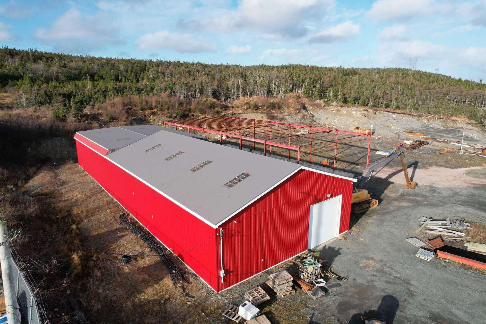 7500 Square Foot building on a cleared two acre lot, located next to Home Hardware in Chapel Arm. 3