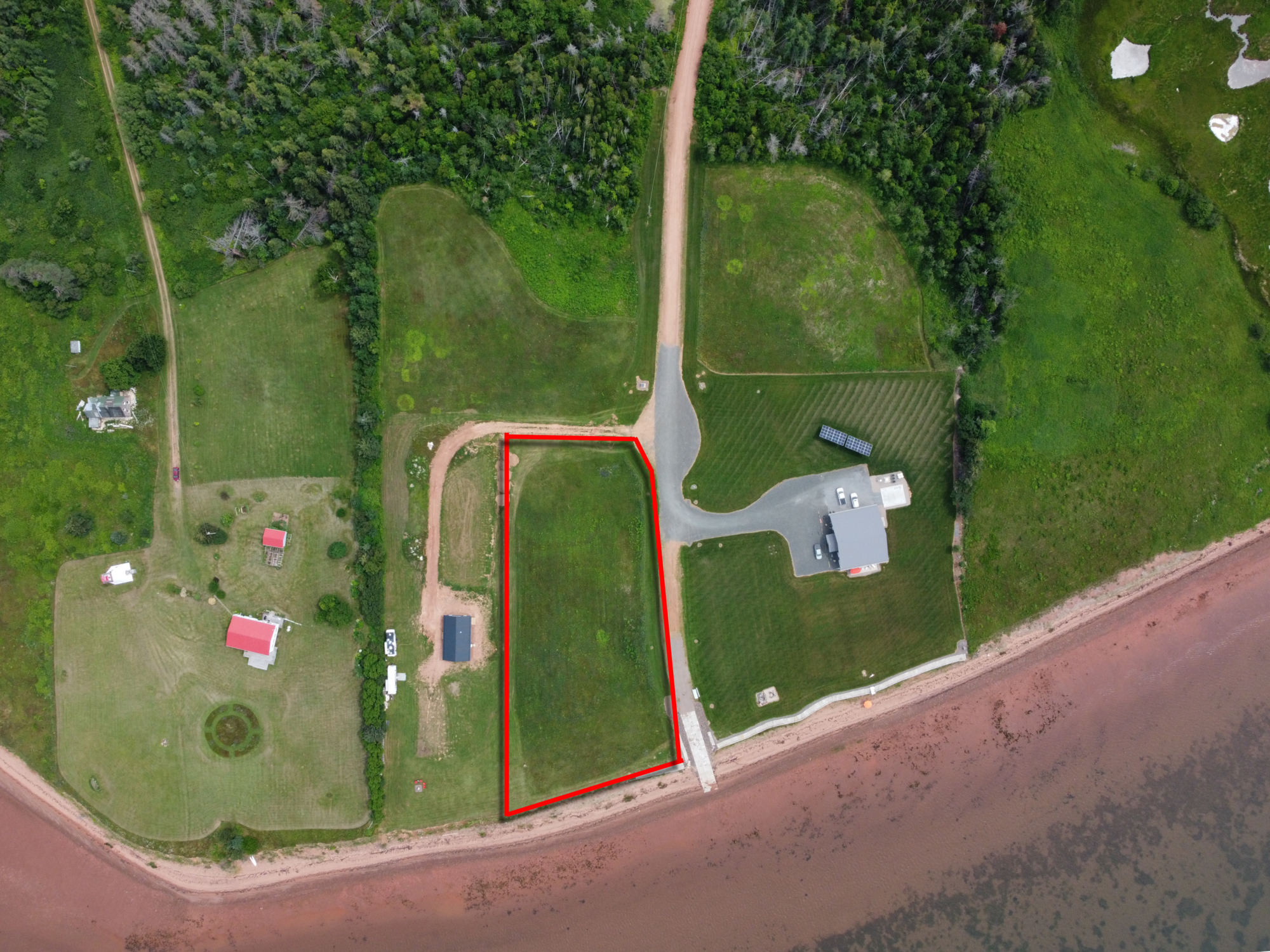 LOT 18-4 Unobstructed WATERFRONT ACREAGE (1.5 acre lot) IN LOVELY BEACH POINT, South Eastern PEI 3