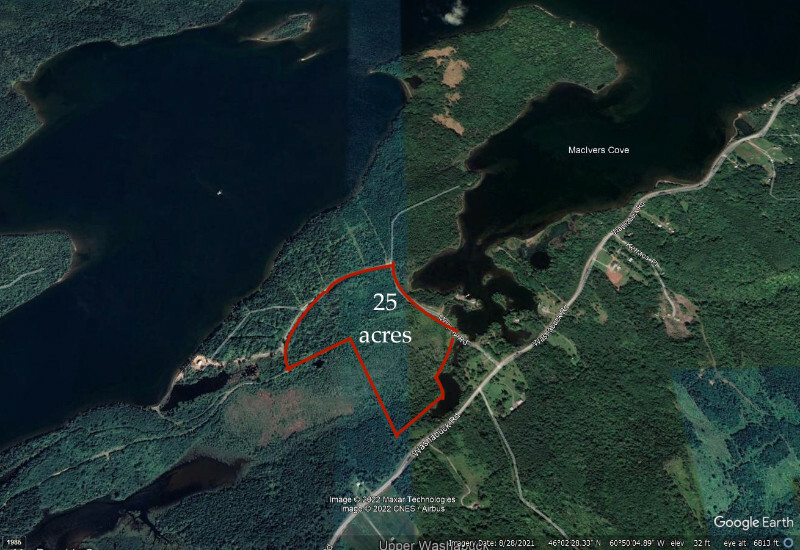 780' protected waterfront on the Salt water Bras D'or lakes, 25 forested acres 5