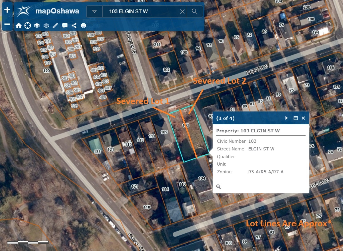 In the Heart of Oshawa - x2 Premium Residential Building Lots! 2