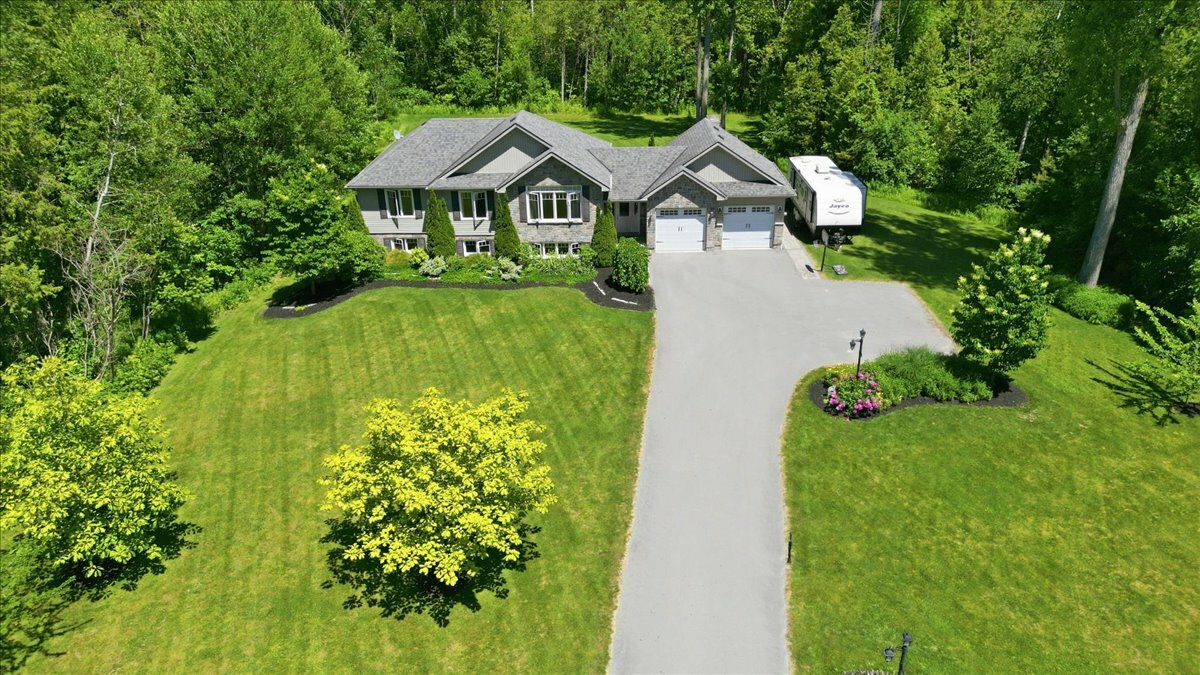 Set on a private 1.5 acre lot in one of Quinte West's most sought-after rural communities, this exceptional executive residence offers the perfect blend of comfort, and convenience. 3