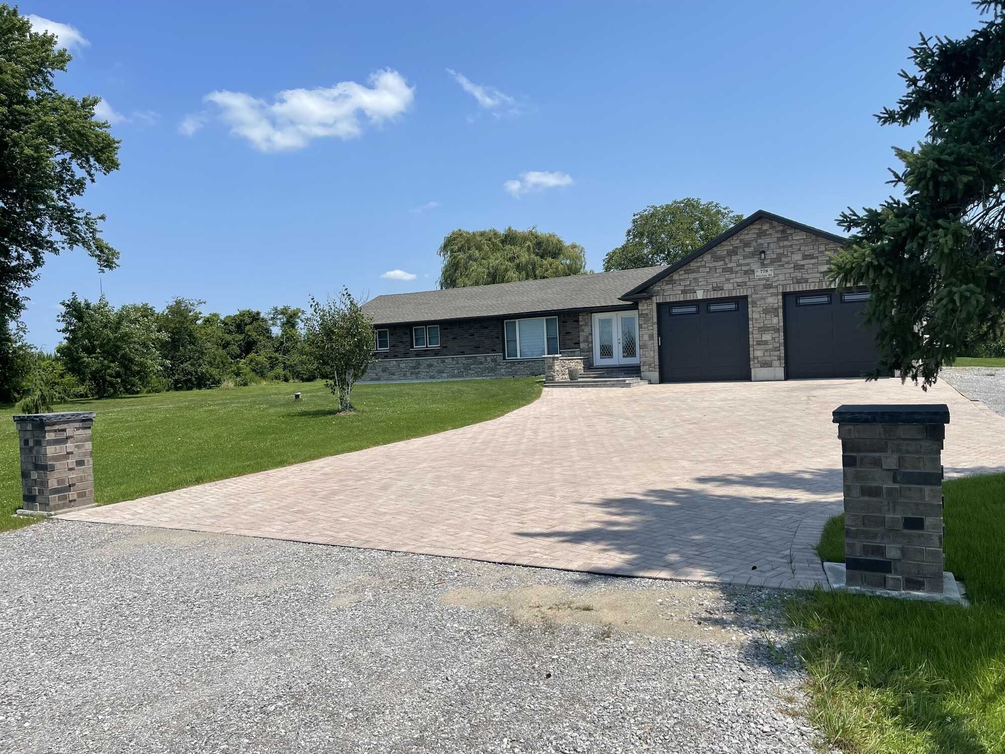 Prime Location! Private, Cozy COUNTRY Bungalow -  1.95 Acres - ANY Closing Date.
7 minutes to Port Dover (Beach) & Simcoe (Shopping) 2