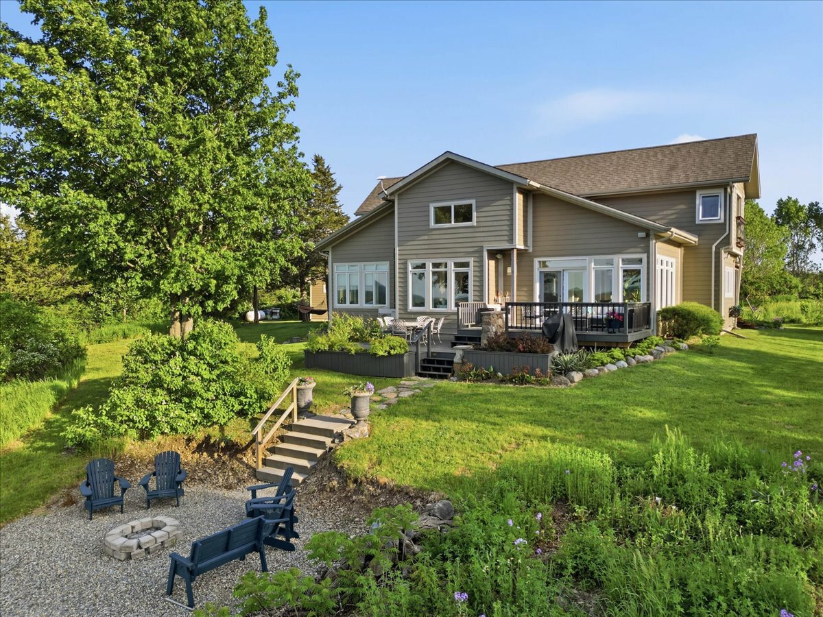 Modern, stylish, custom PEC home. Stunning Glenora Ferry water views near Lake on the Mountain. Valuable whole-home STA licence, 4bdrm/3.5 baths(3 ensuites), dedicated office, solar/energy efficiency with luxury finishes. Just minutes to Picton. 3