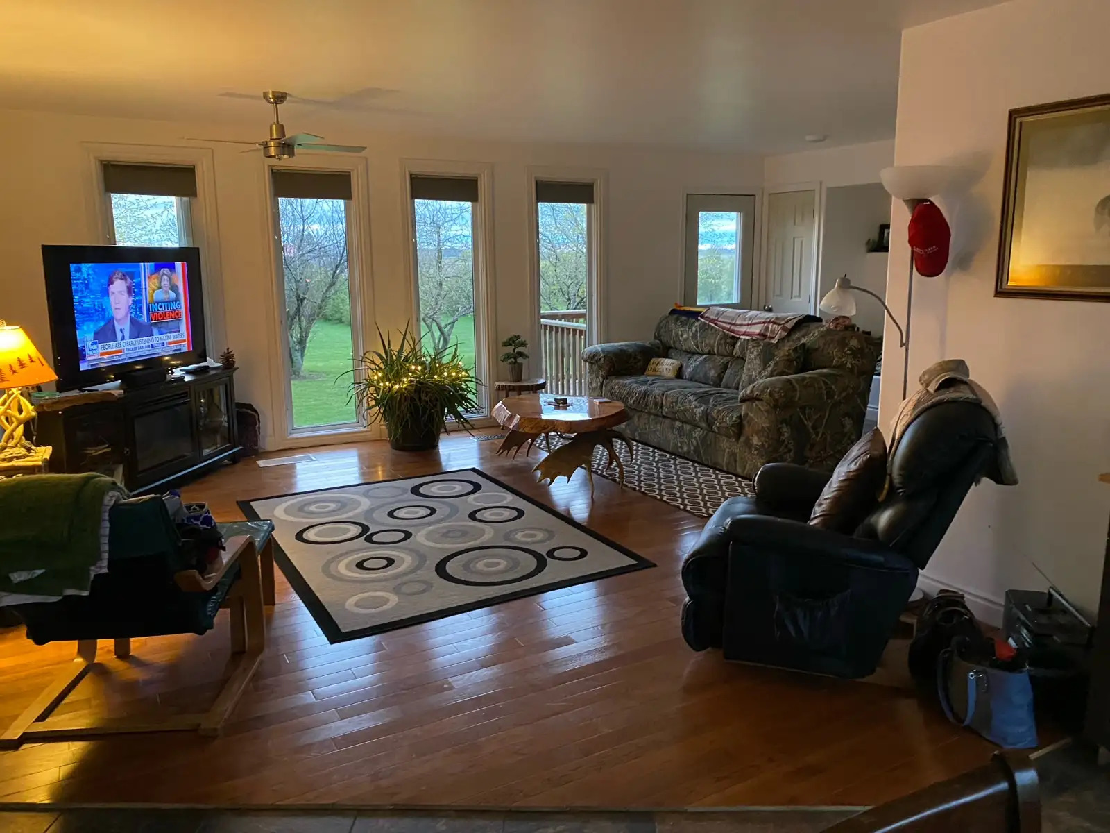 Country living on 5 acres with 2 large workshops/storage buildings for your business, hobbies & toys minutes away to the beach and boat launch on Lake Huron and 35 minutes to Bruce Power. 4