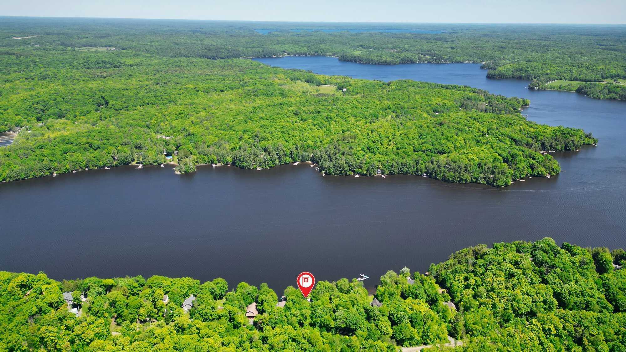 Muskoka Waterfront Cottage on 3 Mile Lake. Turn Key Cottage with 100 ft. of shoreline. 2