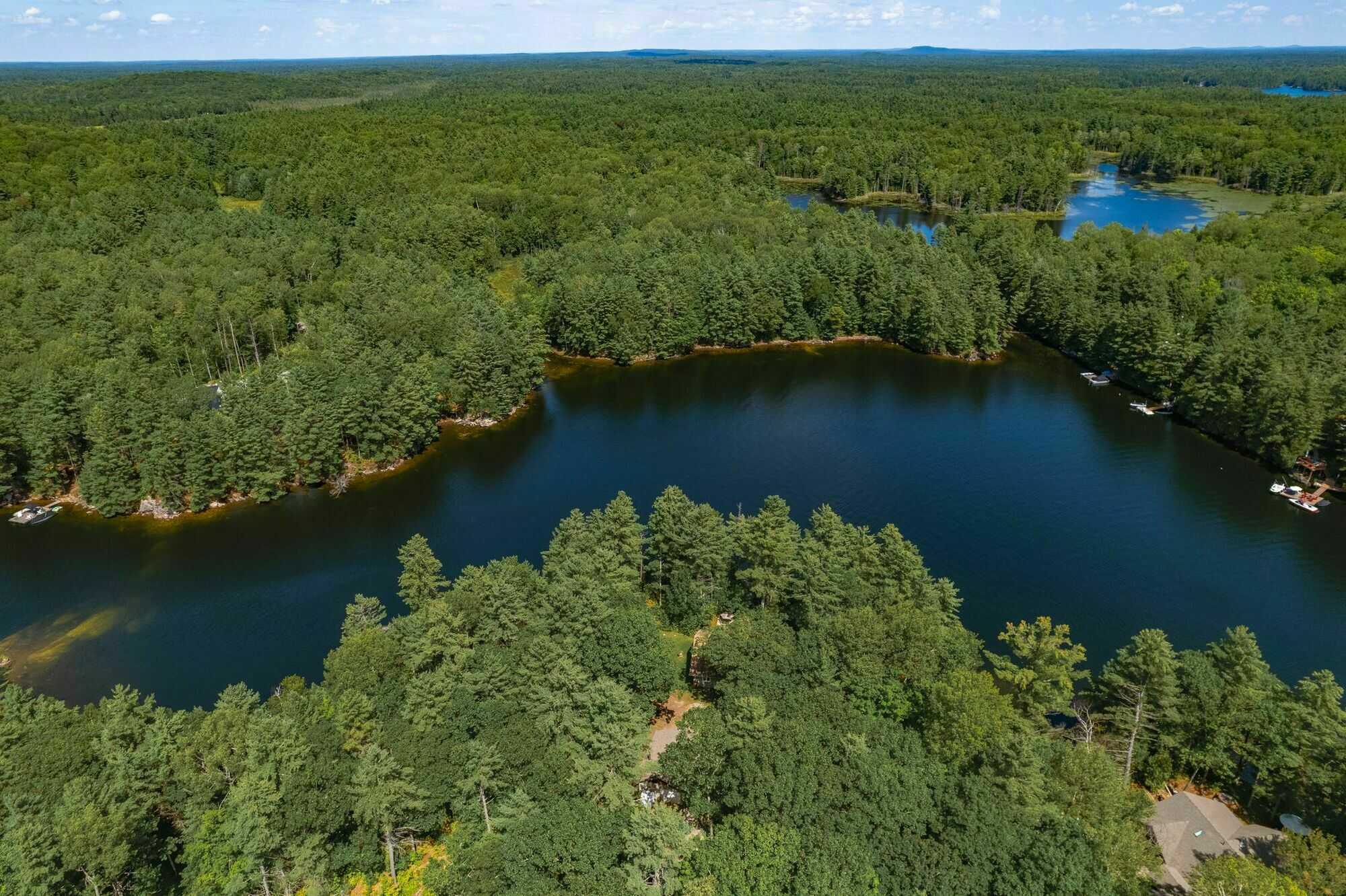 Amazing cottage property with 530 ft of water frontage on Crystal Lake near Kinmount. 4