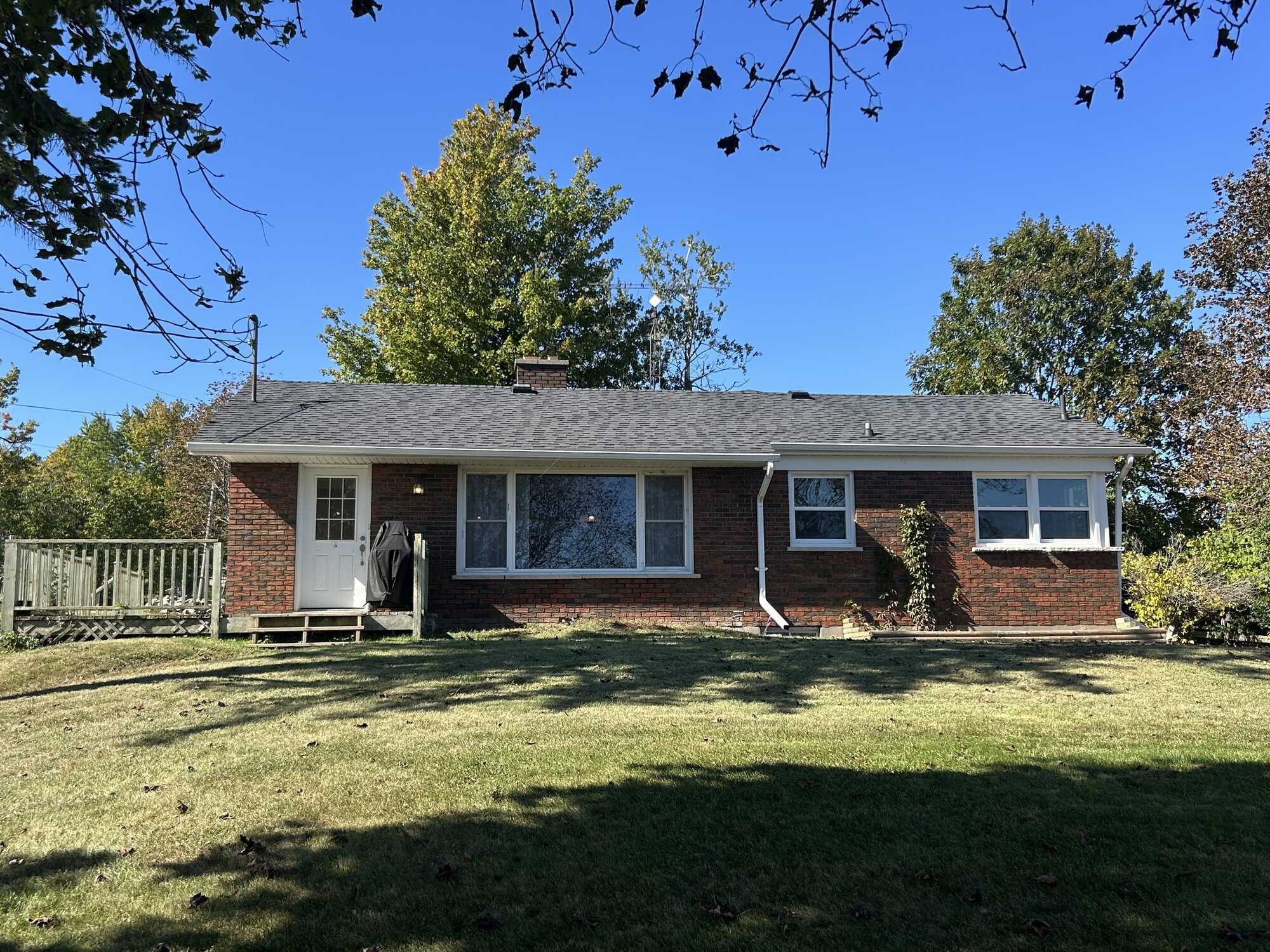 Spacious bungalow on large country lot with lots of potential! Separate entrance to unfinished basement which would be ideal for an in-law suite. Very affordable and quick closing available. 2
