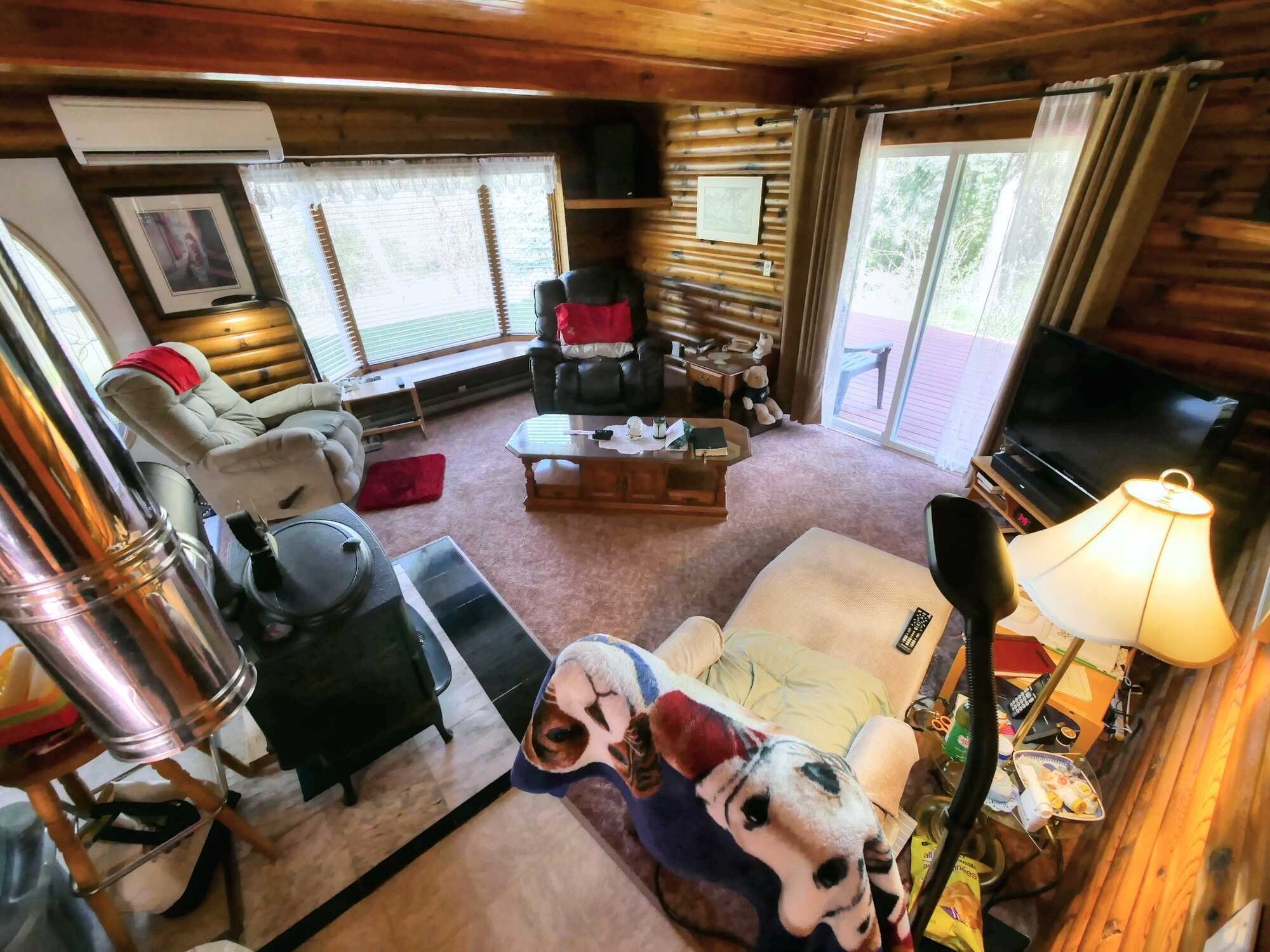 Rural Creston property!  Charming Country Home 2/3 Bed 2 Bath! Carport & Small Shop! Nearly ½ Acre Lot!  PRIVATE & Backs onto Crown Land! 3