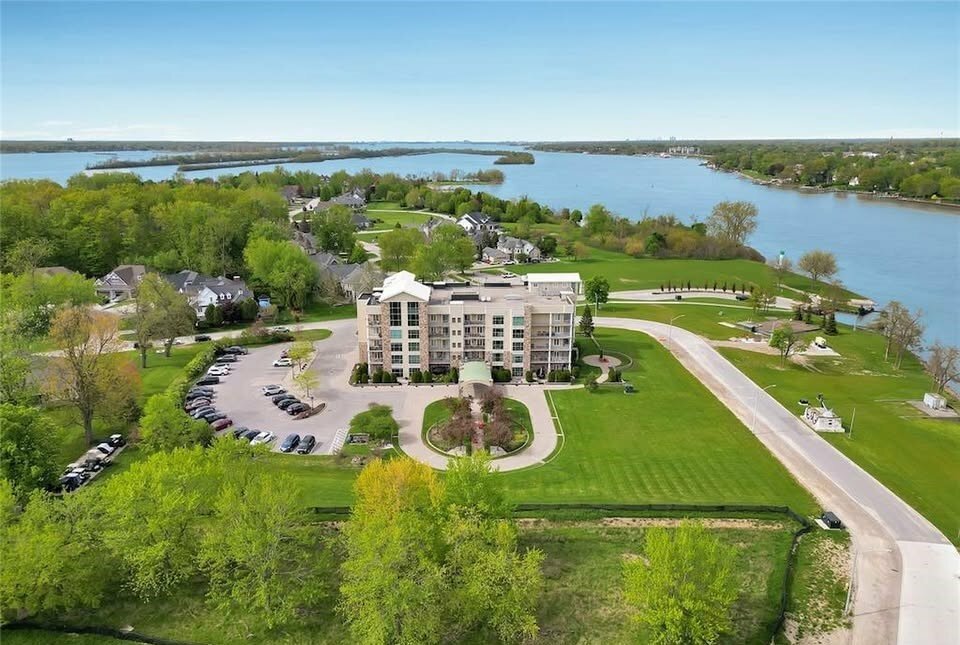 "STUNNING CORNER CONDO" – BOBLO ISLAND (3RD FLOOR)
 WATERFRONT EXPOSURE! 
 UNOBSTRUCTED WATER VIEWS
 Traditional Buyer or Investor 2