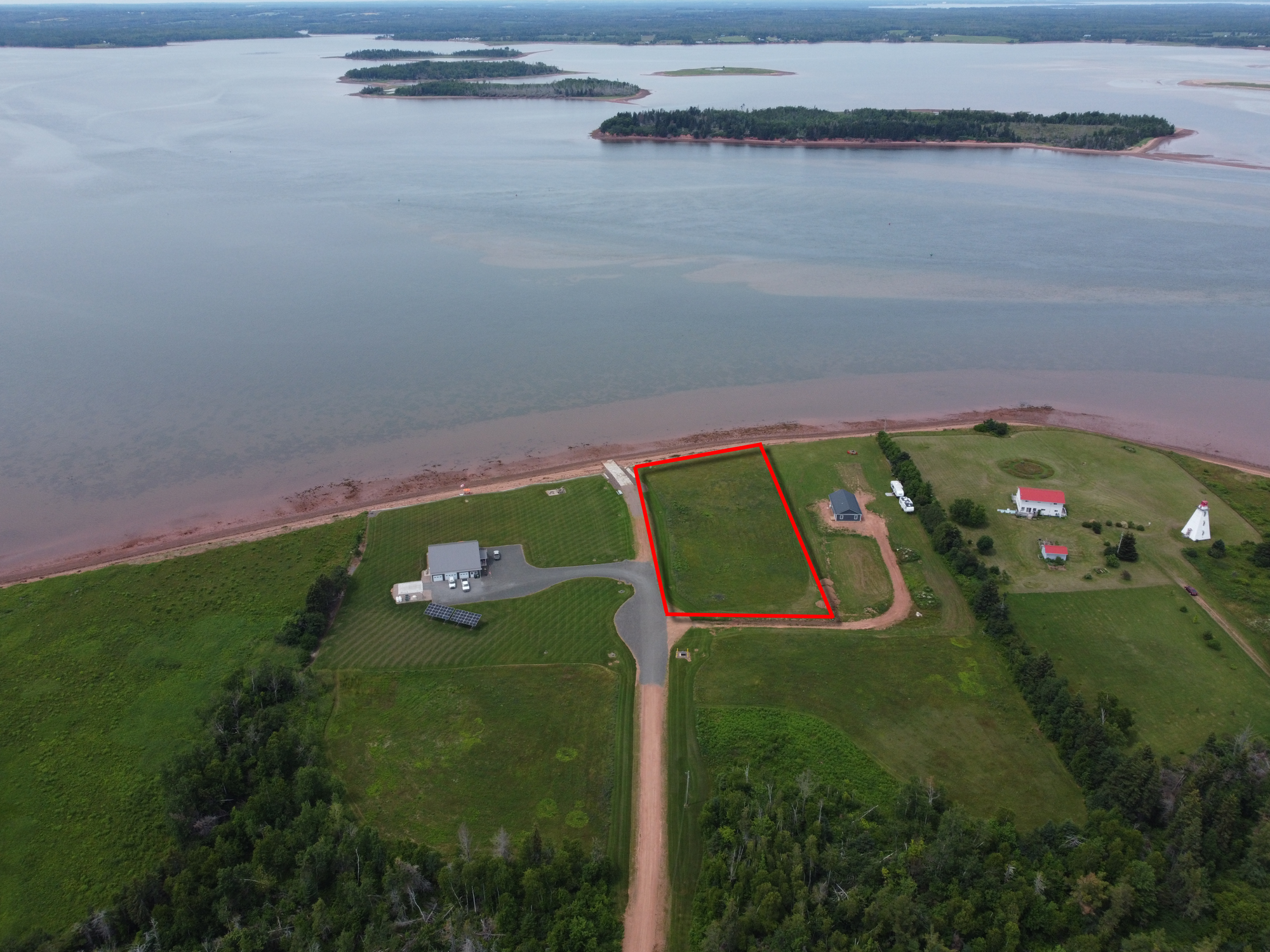LOT 18-4 Unobstructed WATERFRONT ACREAGE (1.5 acre lot) IN LOVELY BEACH POINT, South Eastern PEI 2