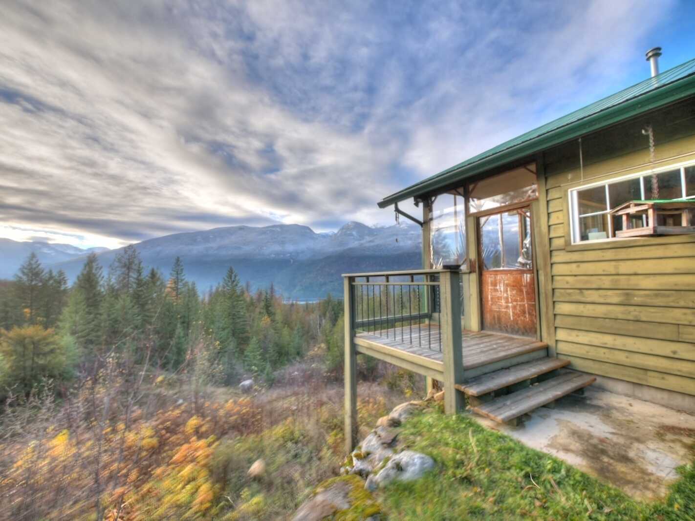 33+ Acres w/ Amazing Slocan Lake Views!  Lovely & Cozy 1 Bed 1Bath Home! HUGE 4 Bay SHOP! Plenty of Build Sites for View Home! Pastures w/ Irrigation & Timber 4