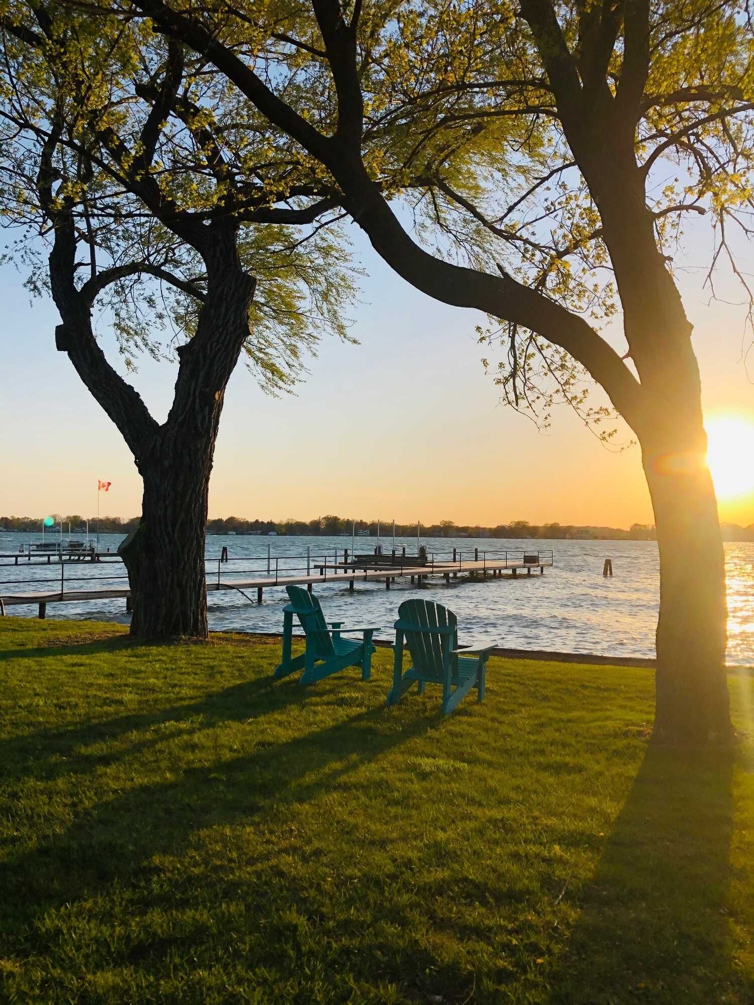 Beautiful River Front Vacant Lot for sale located along the St.Clair Parkway in the quaint village of Port Lambton. 3