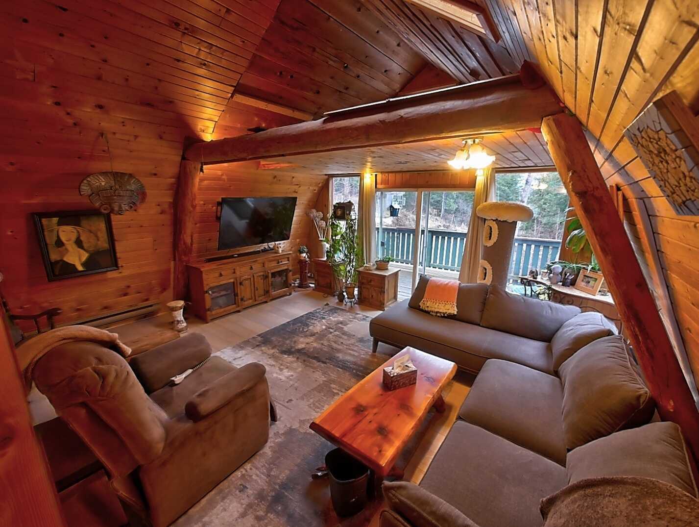 FANTASTIC WELL KEPT LOG/WOOD HOME – 3Beds & 1.5Baths on 26 Acres!  $280,000 OF UPGRADES!! Sub-Dividable! Some Equipment Included! BRAND NEW DECK! NEW HOUSE FIRE PROTECTION & Fire Smart Approved this past month! 4