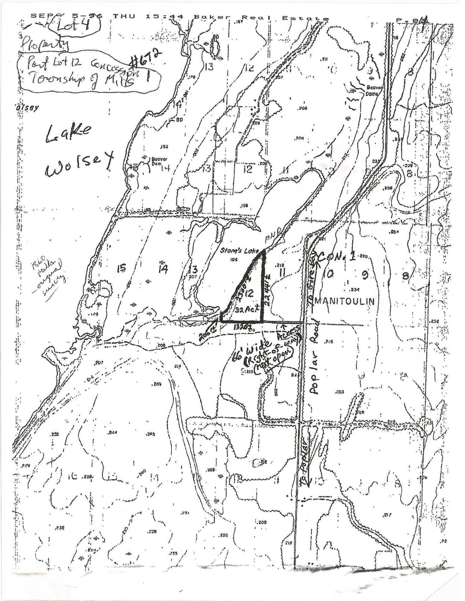 Poplar Road (Lot 12, Con.1) - Manitoulin, Gore Bay (Township of Mills) 3