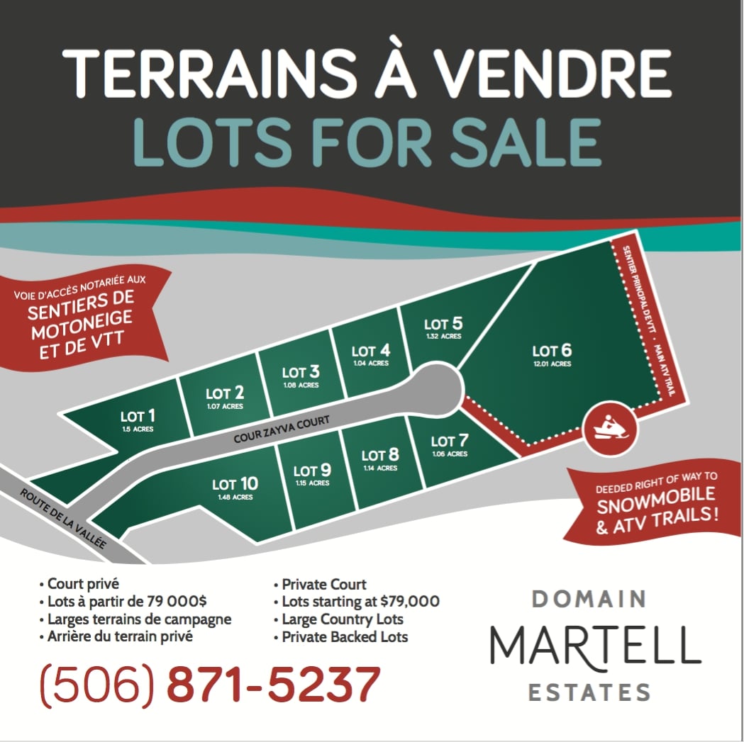 Welcome to Martell Estates, in Memramcook 2