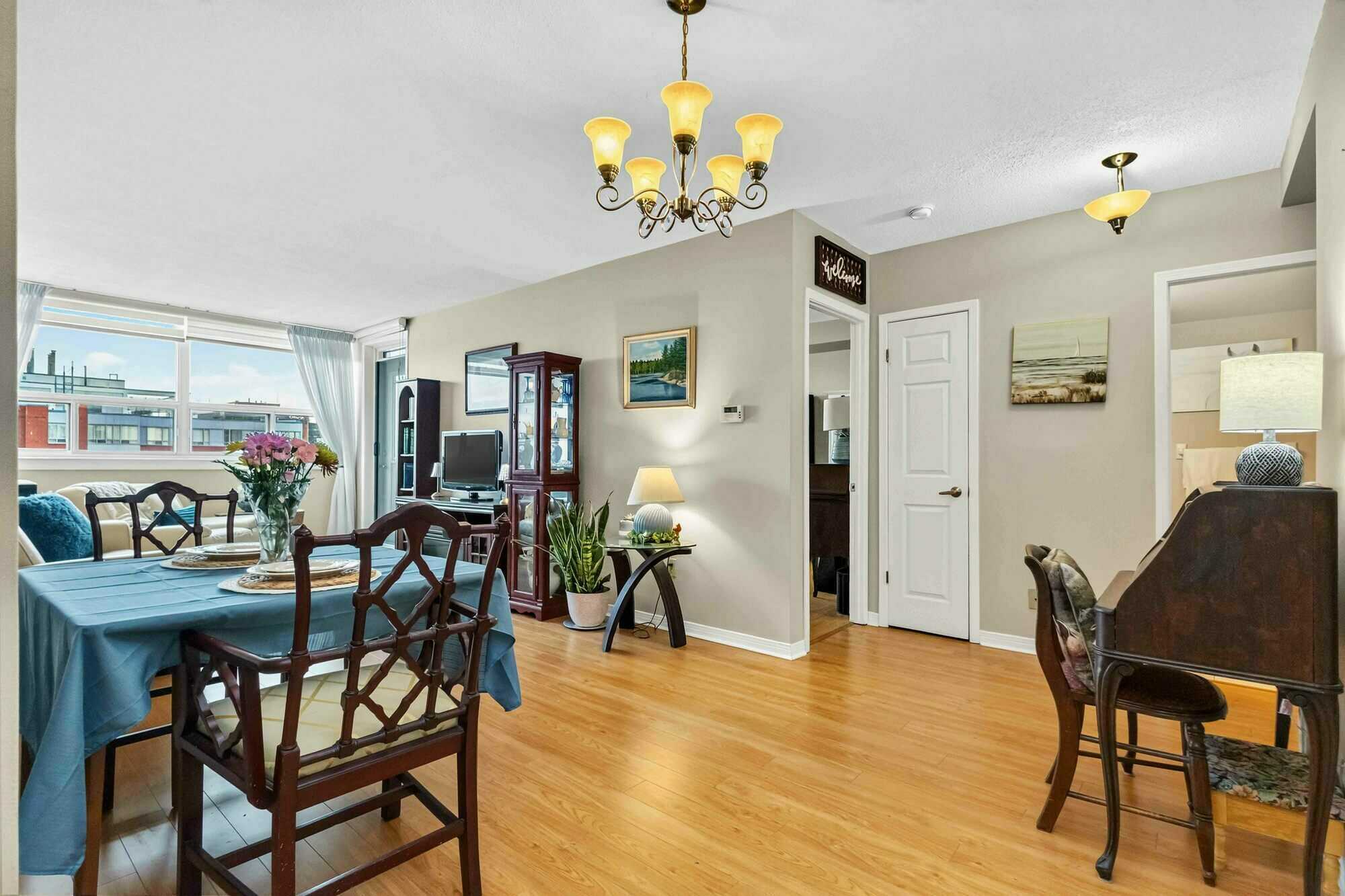 Welcome to 80 Athol Street East, Suite 604. Carefree easy living in Central Oshawa. Rarely offered 2 bedroom, 2 bath condo with ample space (nearly 1,200 sq ft). Exceptional value! 3