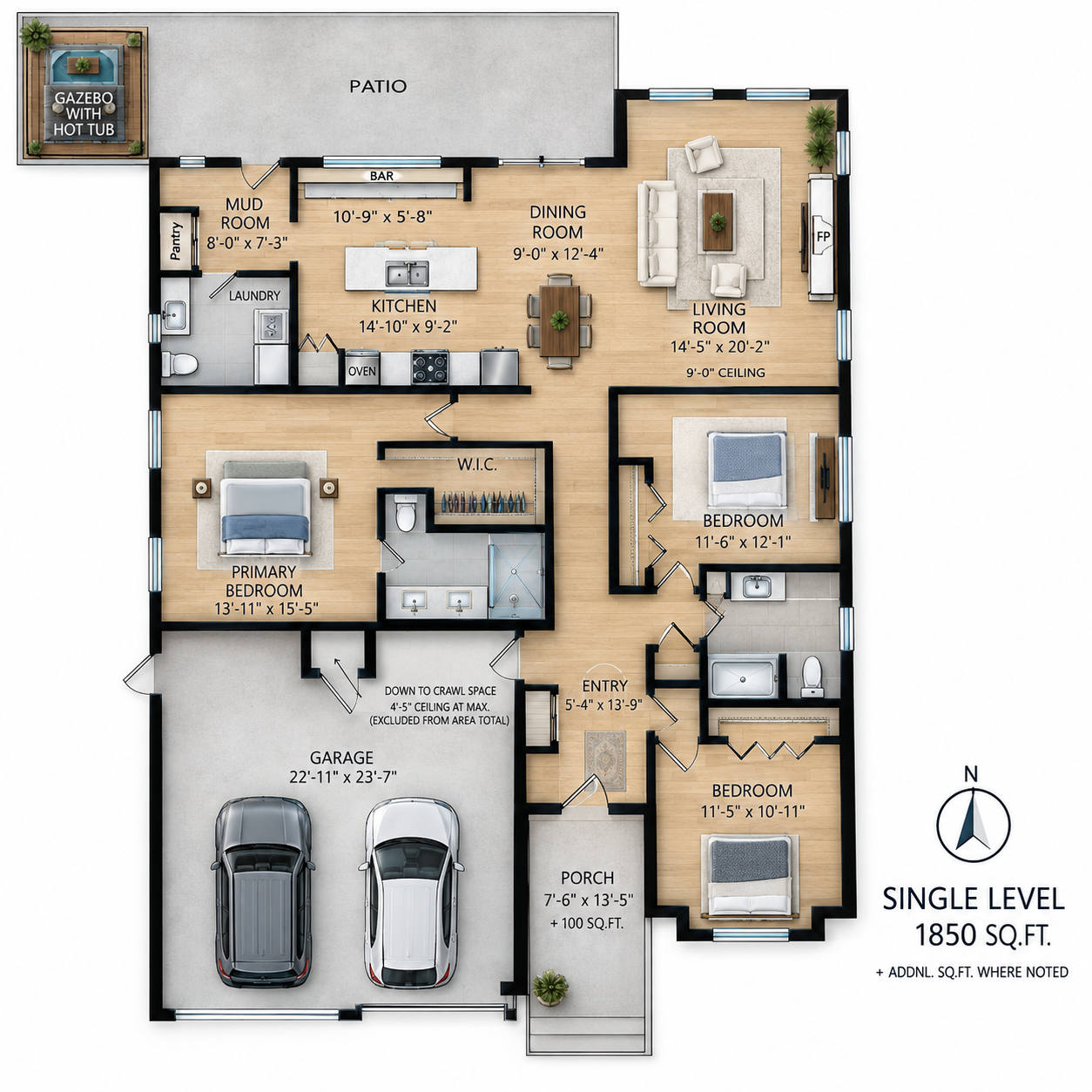 ✨ EXCEPTIONAL 1,850 SQ. FT. RANCHER | ELEGANT FINISHES | GOURMET KITCHEN | 9’ CEILINGS | RV PARKING ✨ 2