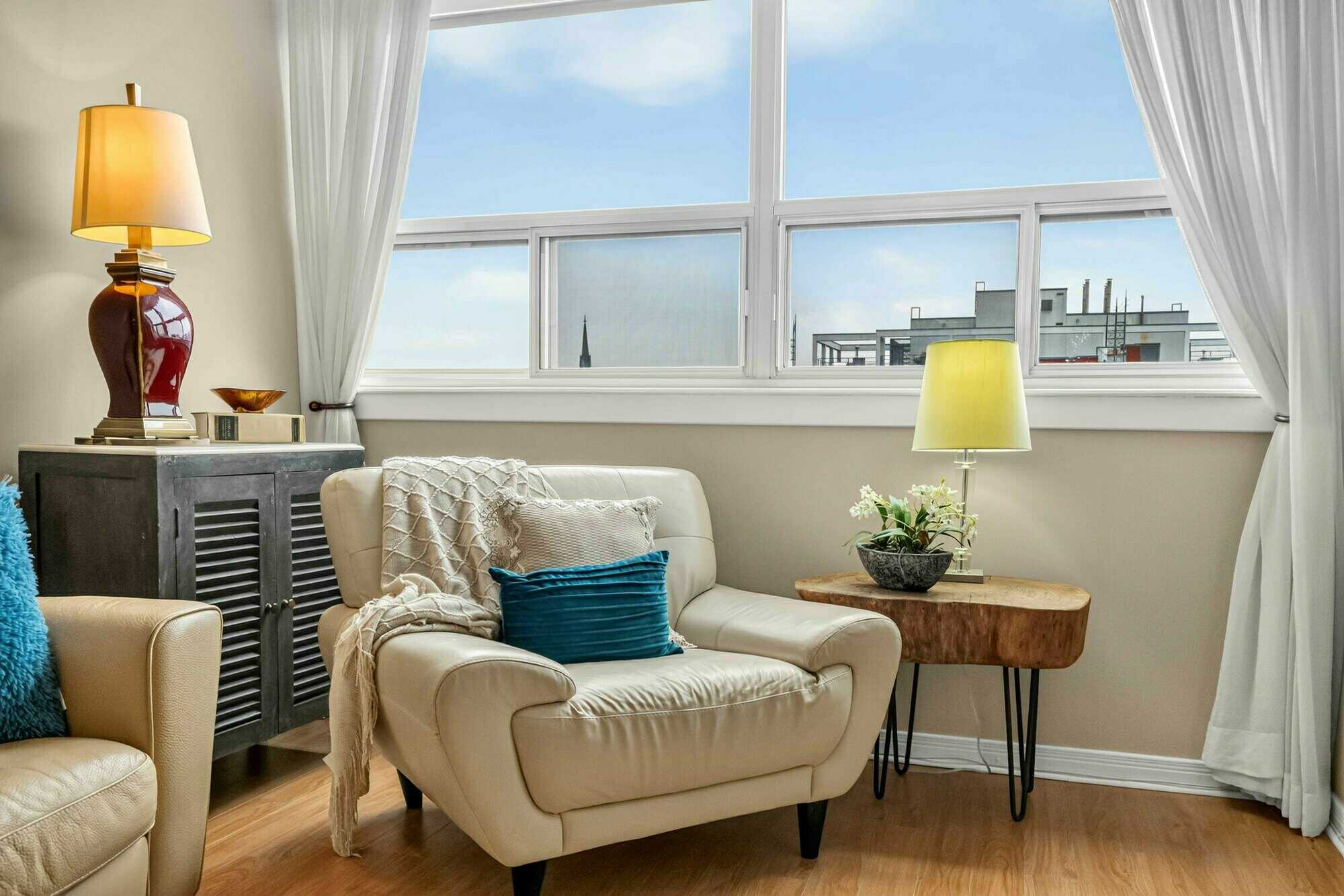 Welcome to 80 Athol Street East, Suite 604. Carefree easy living in Central Oshawa. Rarely offered 2 bedroom, 2 bath condo with ample space (nearly 1,200 sq ft). Exceptional value! 2