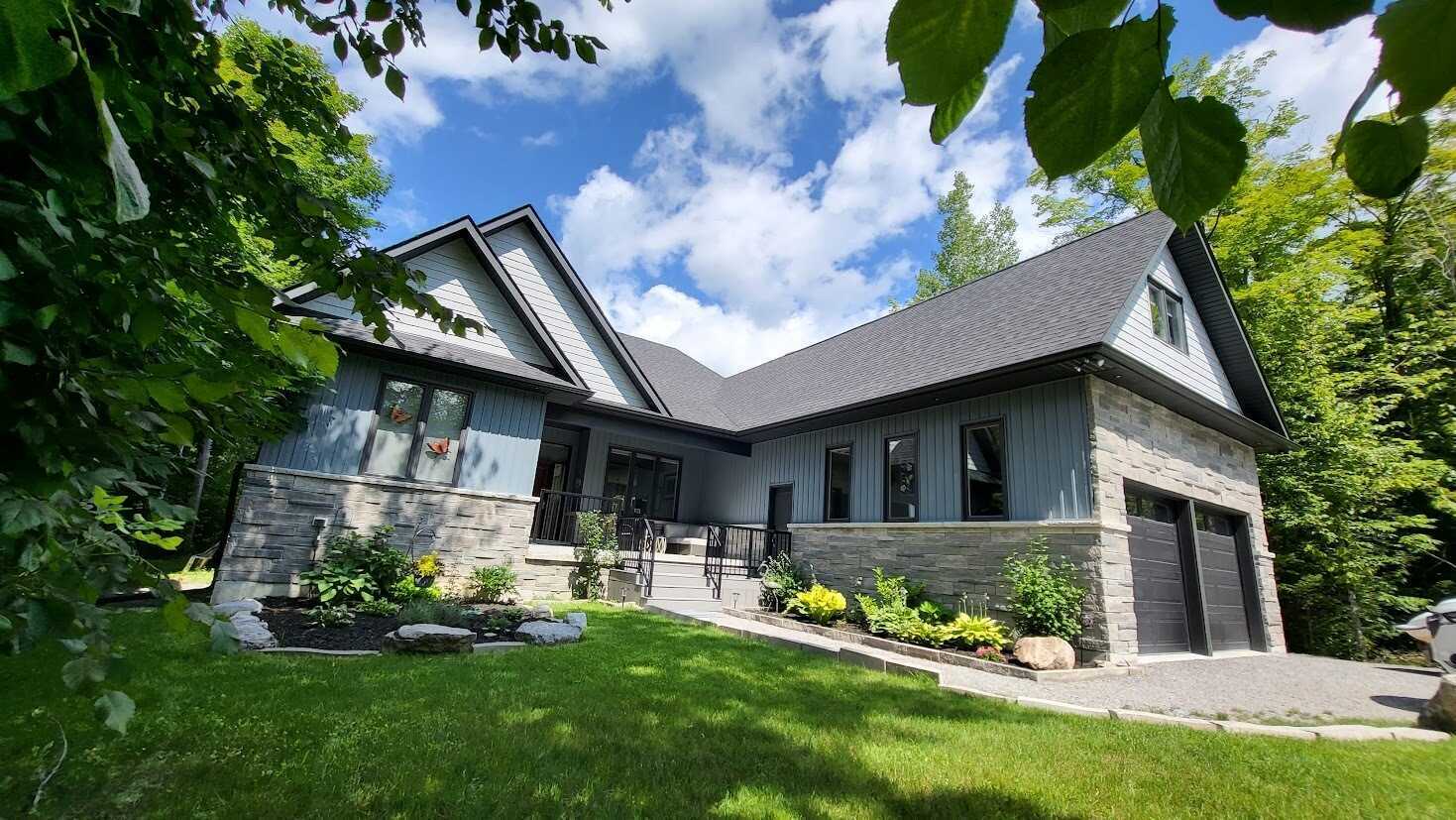 Fabulous luxury waterfront home on Balsam Lake in desired Kawartha Lakes. 4 bedroom bungaloft with nearly 3,000 sq ft above grade + partially finished basement. Built new in 2018. Shows 10+ !! 3