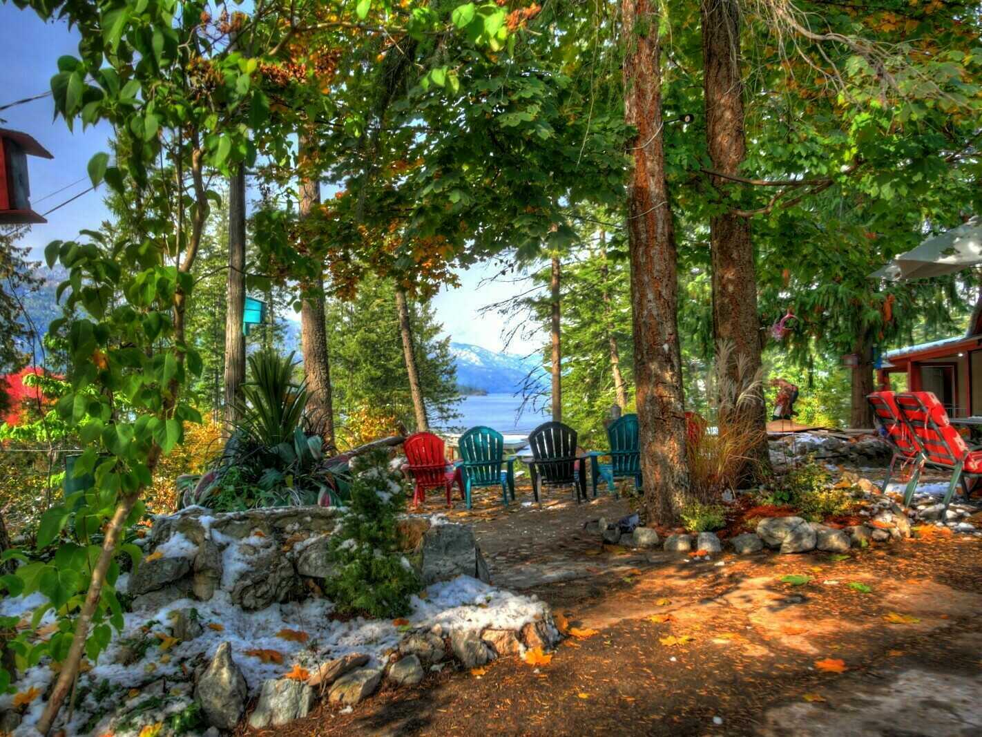 View of Christina Lake from this Fantastic Duplex Home! Each unit is 3Bed-1Bath!  Excellent Opportunity for Anyone! Potential Air BnB! Great location in a family friendly neighbourhood!  ASK ABOUT VENDER FINANCING!! 5