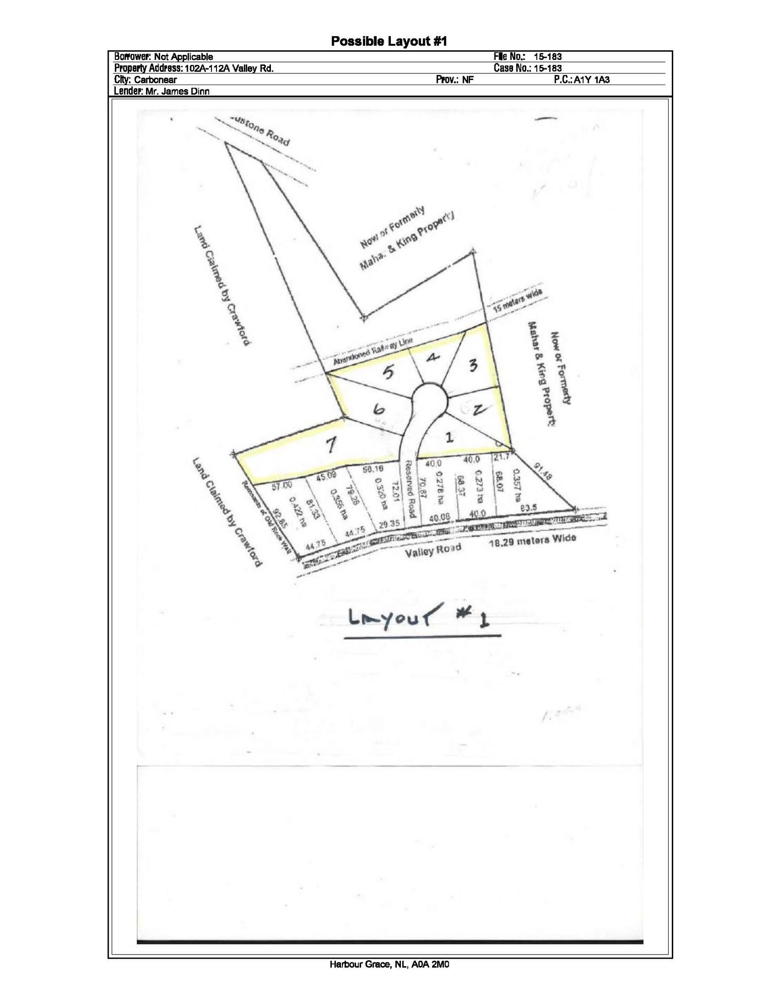 10 Acres with Endless Possibilities in Carbonear! Development or private estate close to schools, hospital, recreation, shopping, outdoor living, etc. 4