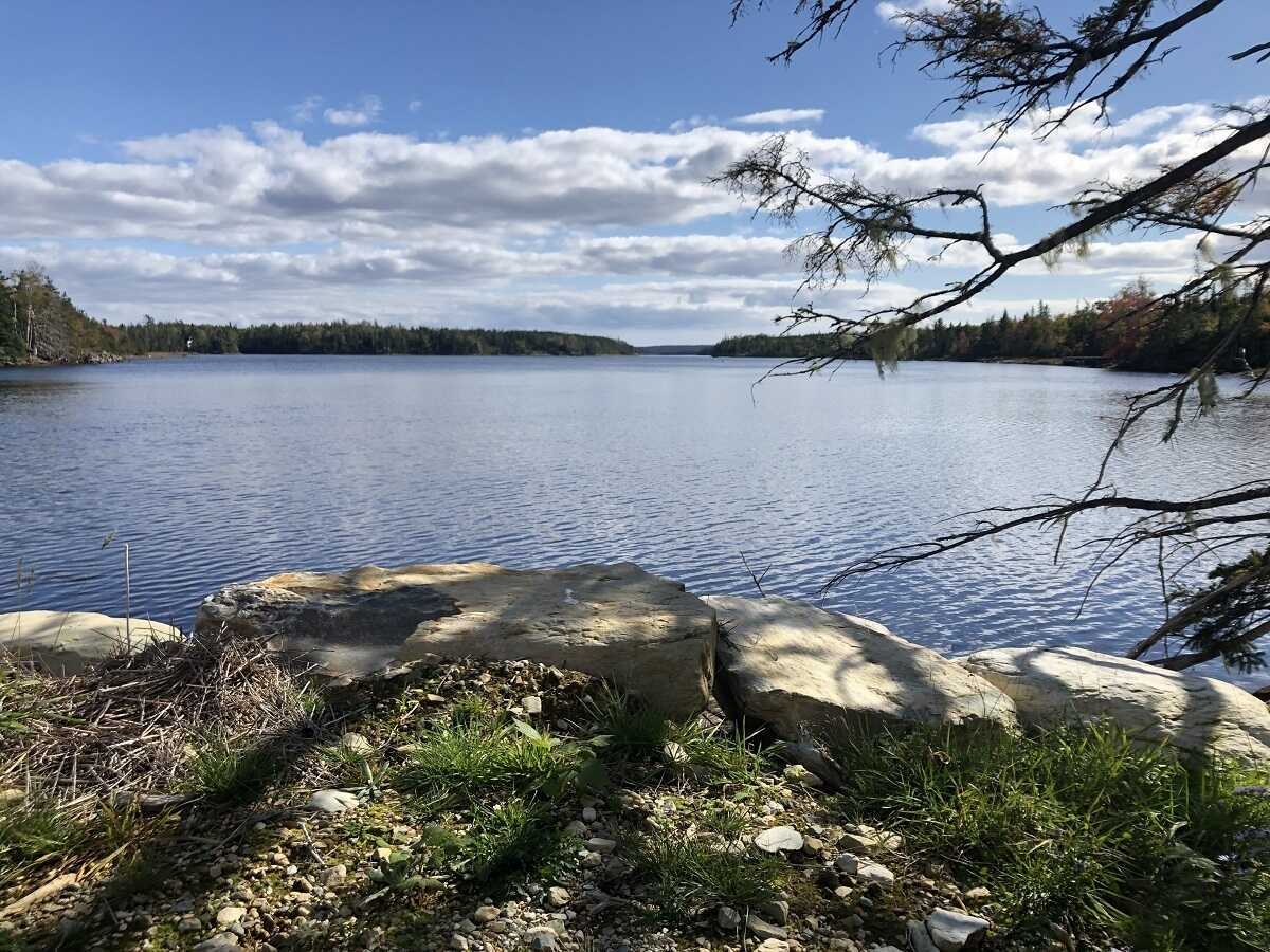 Beautiful waterfront lot with a dock on the St. Mary's River! Minutes from Sherbrooke! 3