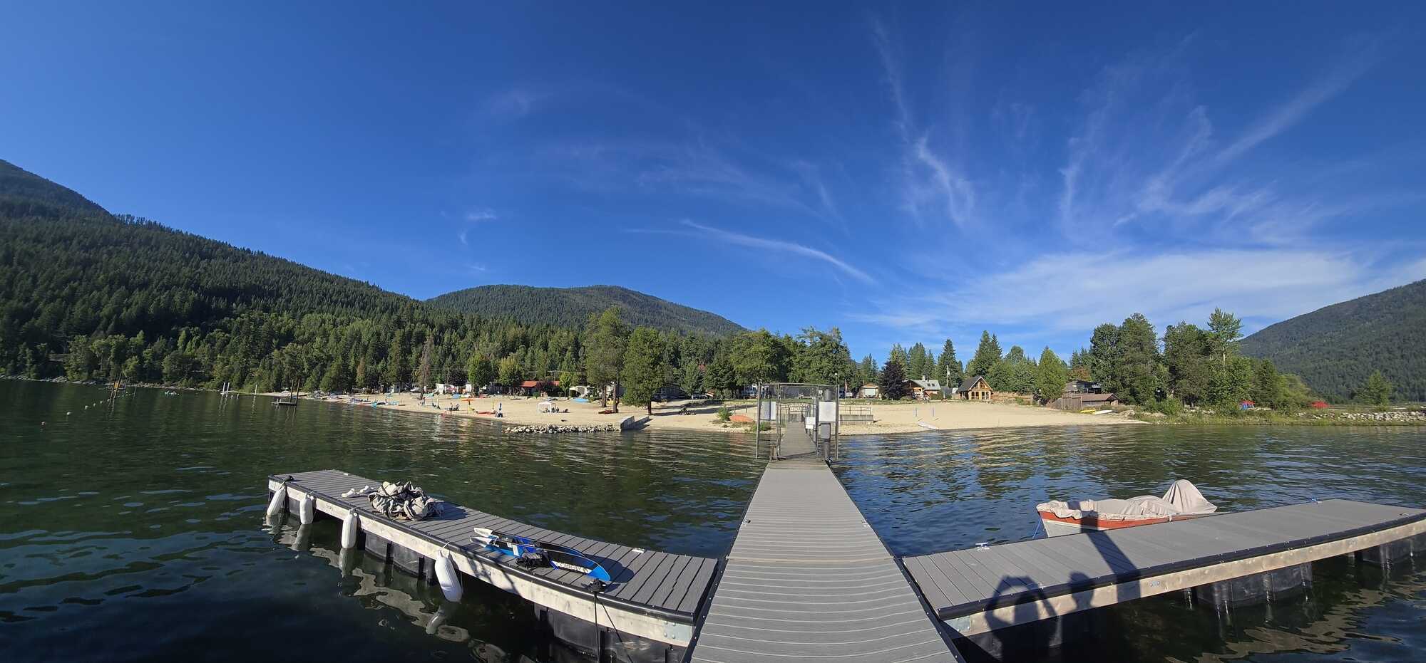 Next to Kootenay Lake!  VACATION PROPERTY - LARGE LOT! NEW MARINA BY 2026 Private and ideal for the summer getaways! Hookups for RV or TINY HOME or put in a MODULAR HOME! 3