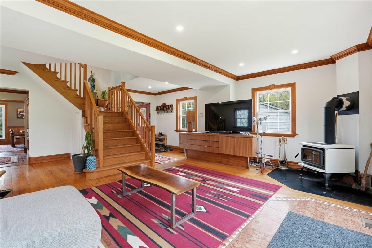 Stunning, century home with over 3000sq feet of craftmanship and character, located in a peaceful, rural location within easy access of the 401 midway between Trenton and Brighton. 4