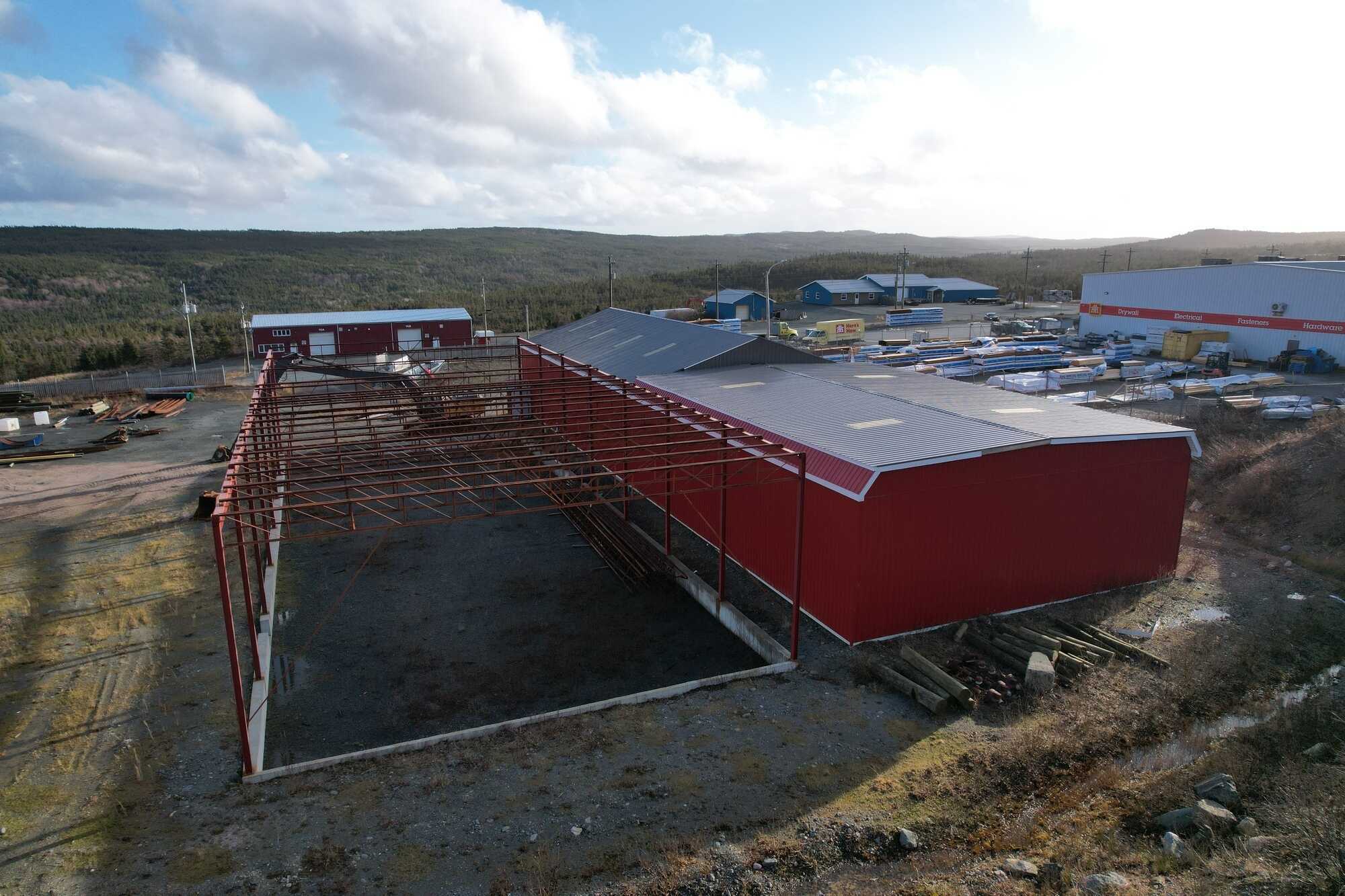 7500 Square Foot building on a cleared two acre lot, located next to Home Hardware in Chapel Arm. 4