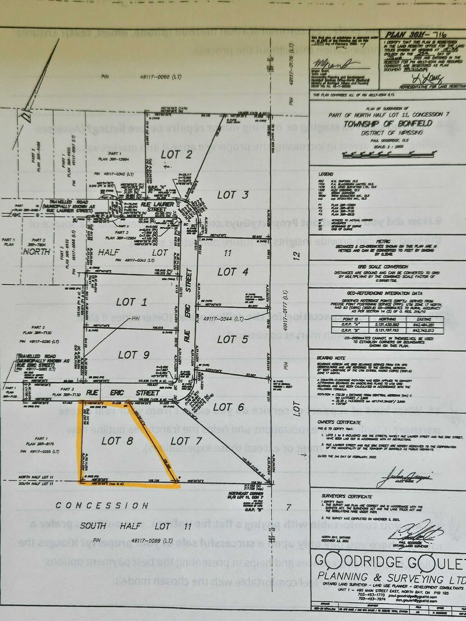 Prime Building Lot in Bonfield | Large Country Lot in a Desirable Subdivision 2