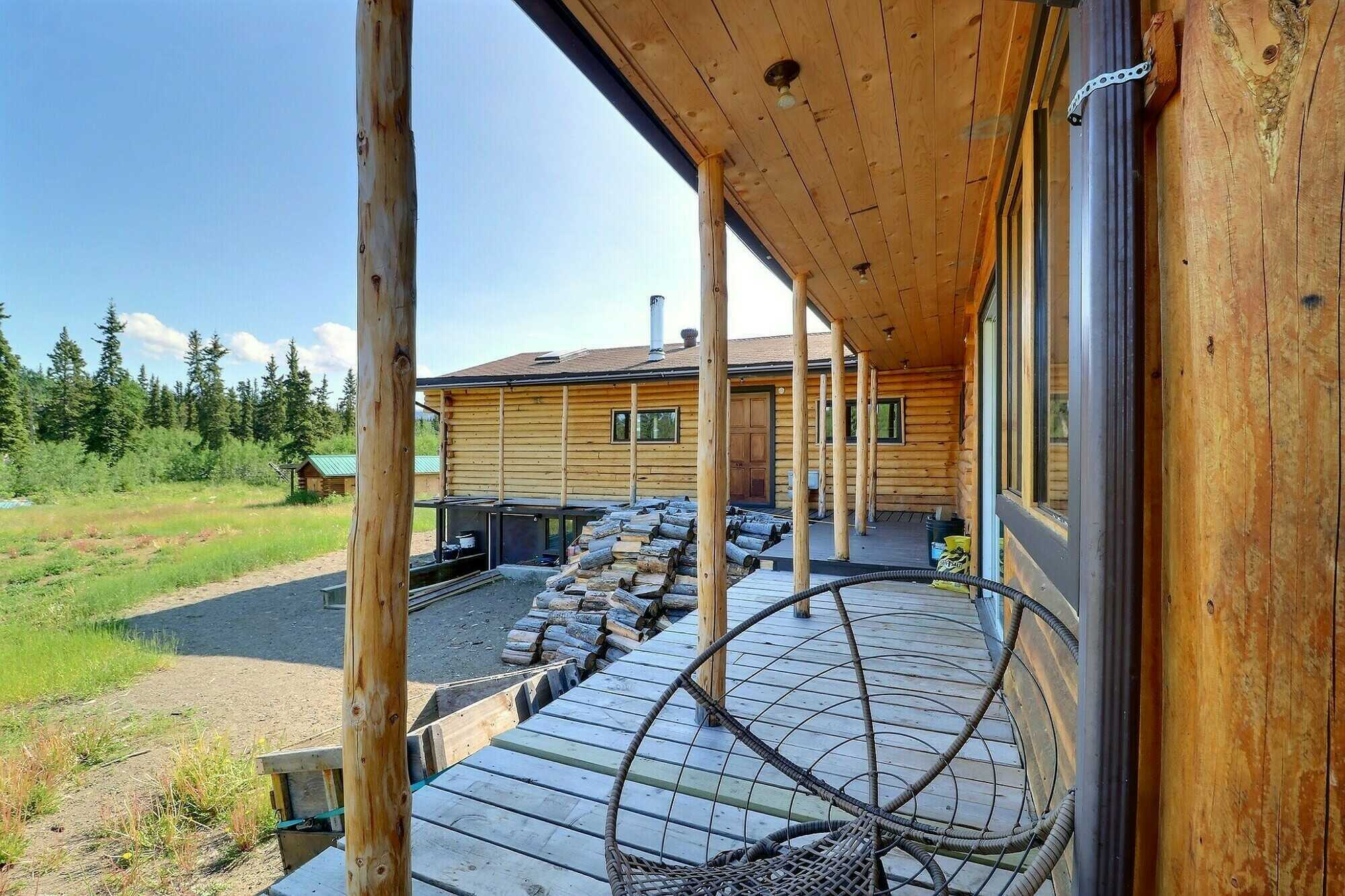 Large off grid log home on 35 Acre lot with a grazing license near Atlin, BC. 4