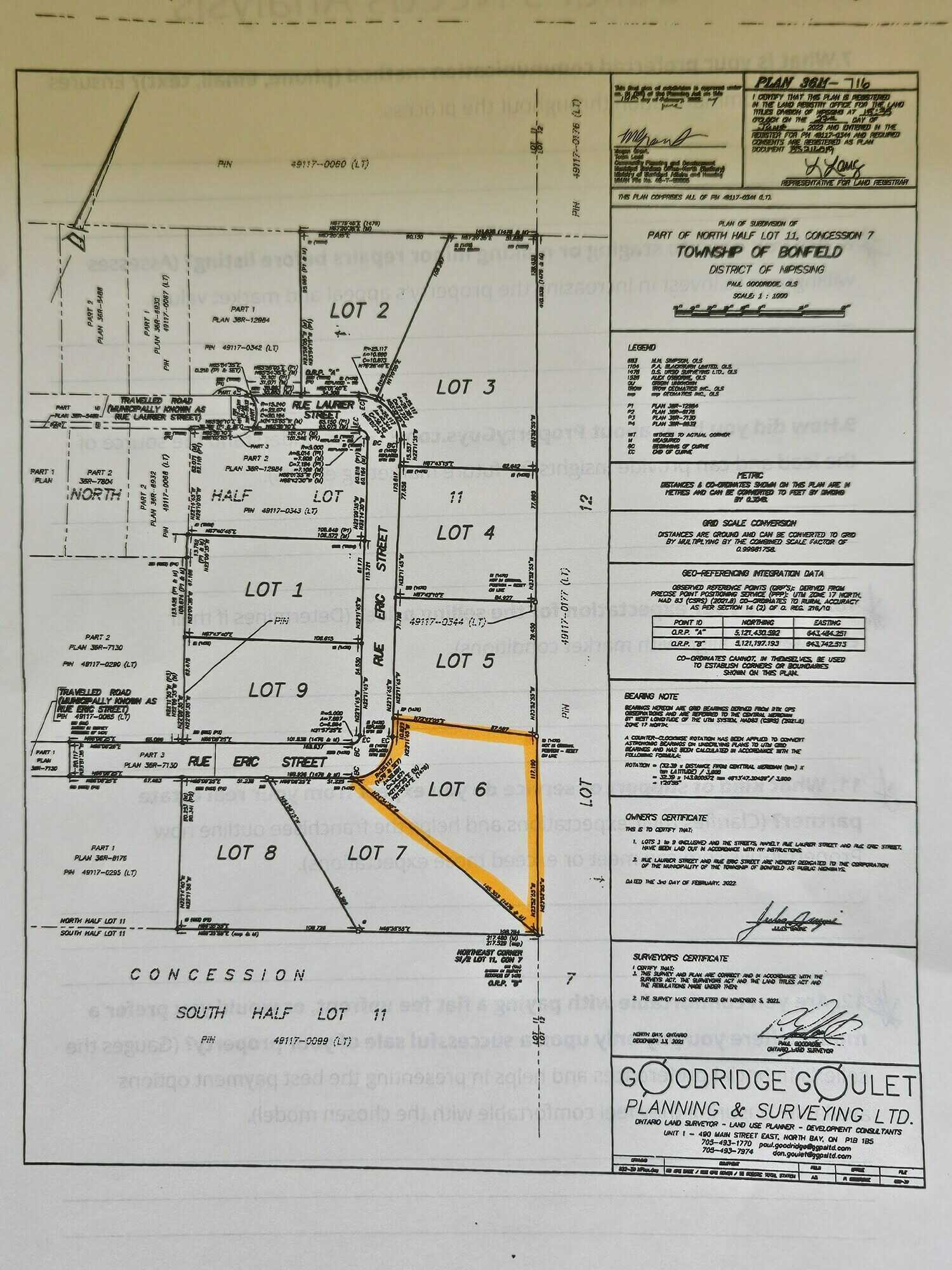 Prime Building Lot in Bonfield | Large Country Lot in a Desirable Subdivision 2