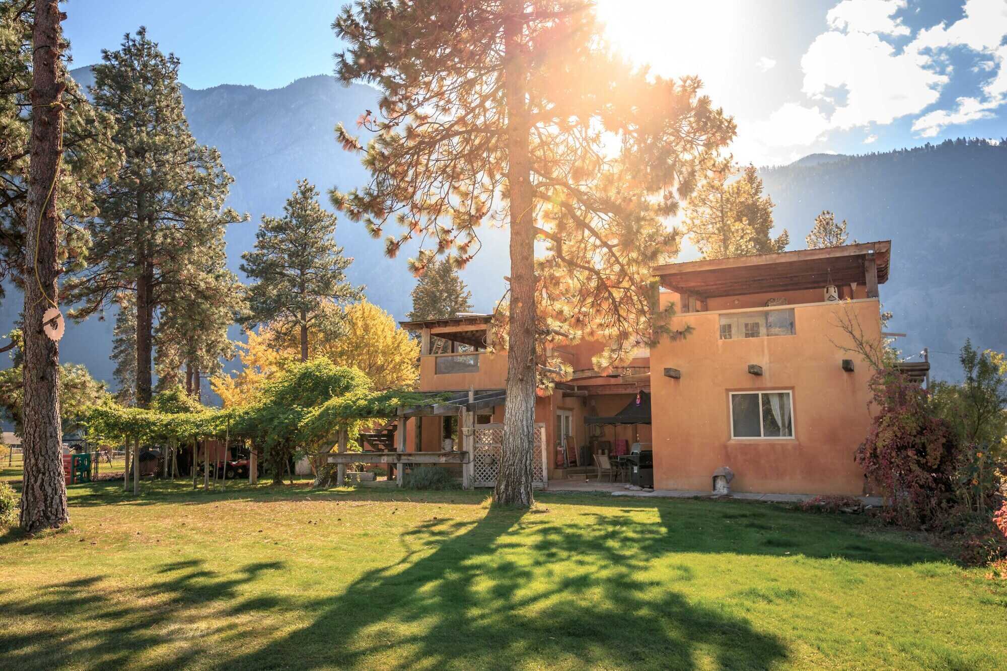 Unique Riverfront property with custom built Adobe home on 9.53 acres! 3