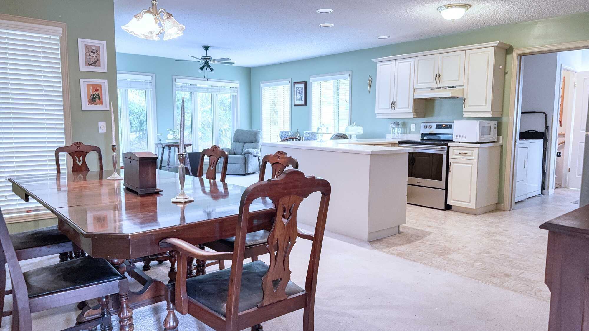 This is an Elora “A” Model with approx. 1547 sqft. 
Pine Meadows is an active adult lifestyle community located east of Fergus.  It is a Land Lease community of 195 bungalow style homes.  

Land lease-$699.98 Maintenance-$612.60 Taxes(2025)-$2769.10 5