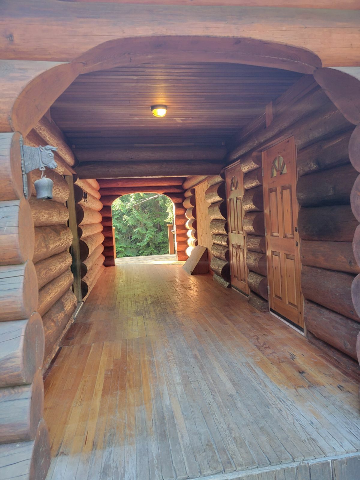 Beautiful log home on acreage. 3