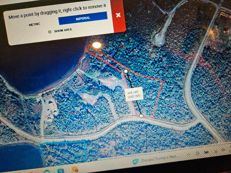 Beautiful land, 15 meter lakefront on Bras d'or Cape Breton 2