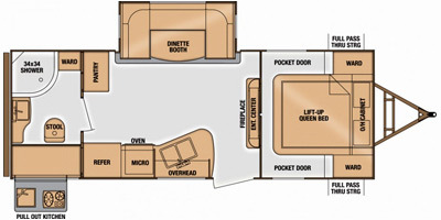 MOYIE RIVER RANCH RESORT - #2 Mountain Ridge Rd  - Luxury in a Compact Size! Gorgeous RV Unit! Sleeps 4 w/ Full Bath! and MORE!!! 2