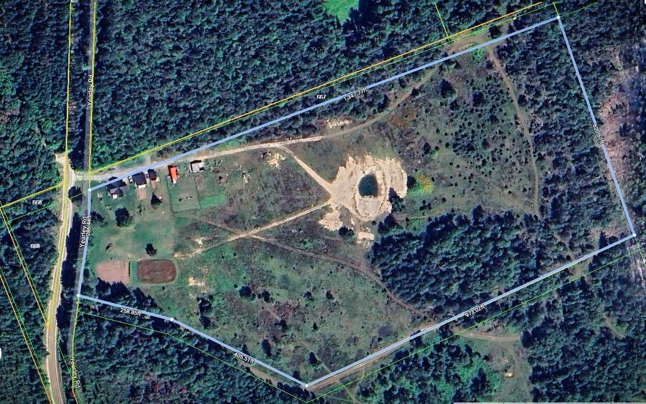 Rare Gem: 20.79 Acre Hobby Farm, fully renovated 1,200 Sq. ft. bungalow, 2 bedrooms, 1 bath, open concept, cathedral ceiling, detached garage, double stall barn with drive shed, chicken coop, C can lean-to, pond & More. 4