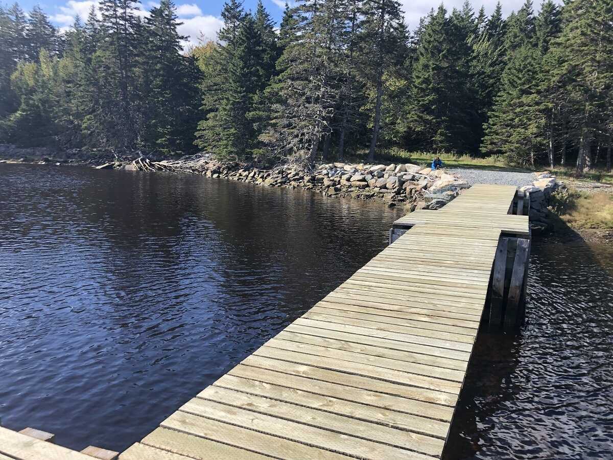 Beautiful waterfront lot with a dock on the St. Mary's River! Minutes from Sherbrooke! 4