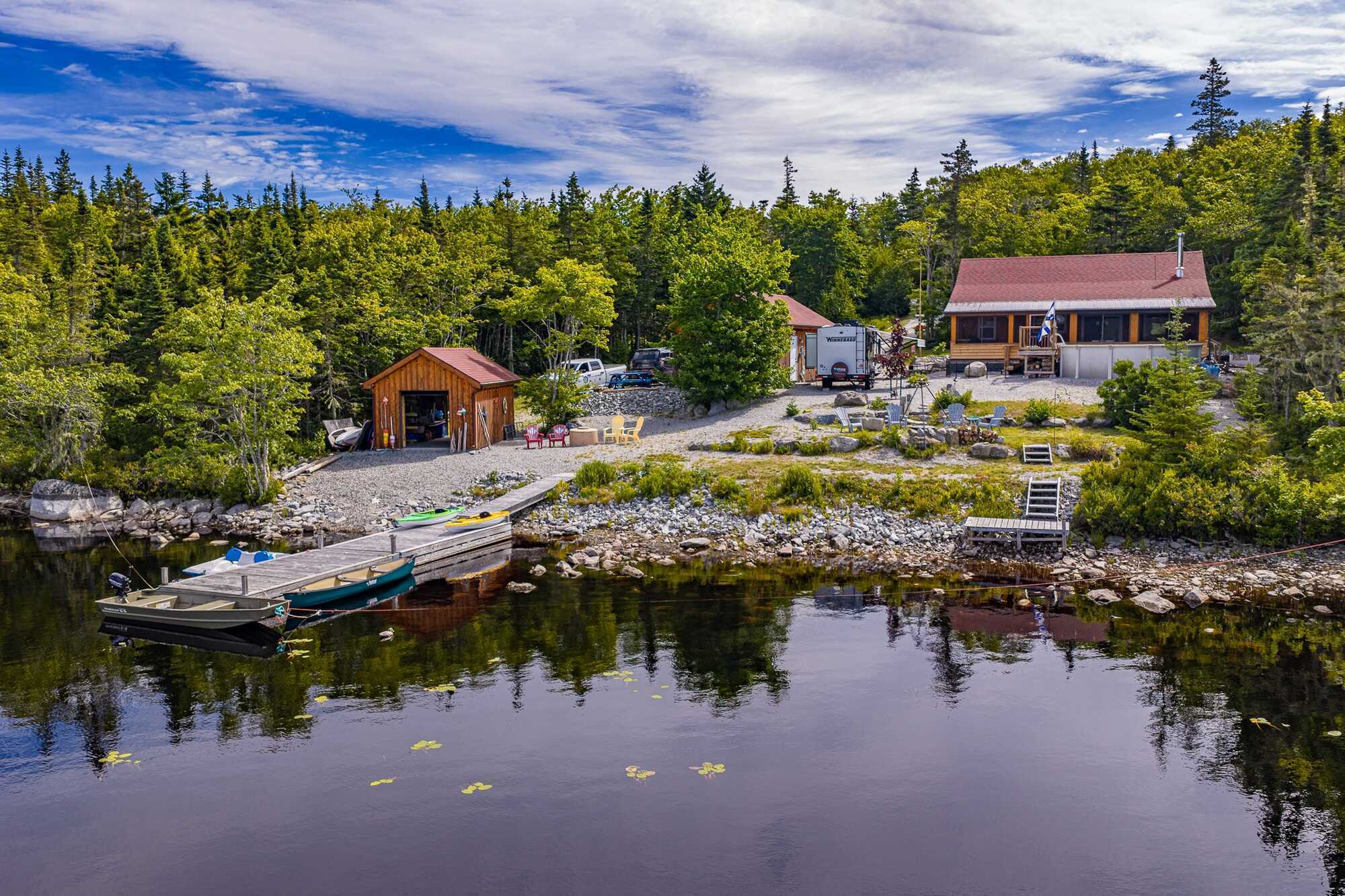 New Fall Price Until Nov  – Turn-Key Lakeside Retreat on McLeans Lake, Port L'Hebert, NS 4