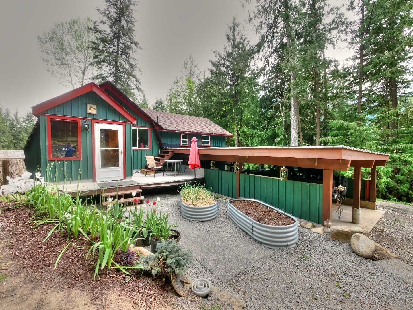 FANTASTIC WELL KEPT LOG/WOOD HOME – 3Beds & 1.5Baths on 26 Acres!  $280,000 OF UPGRADES!! Sub-Dividable! Some Equipment Included! BRAND NEW DECK! NEW HOUSE FIRE PROTECTION & Fire Smart Approved this past month! 2