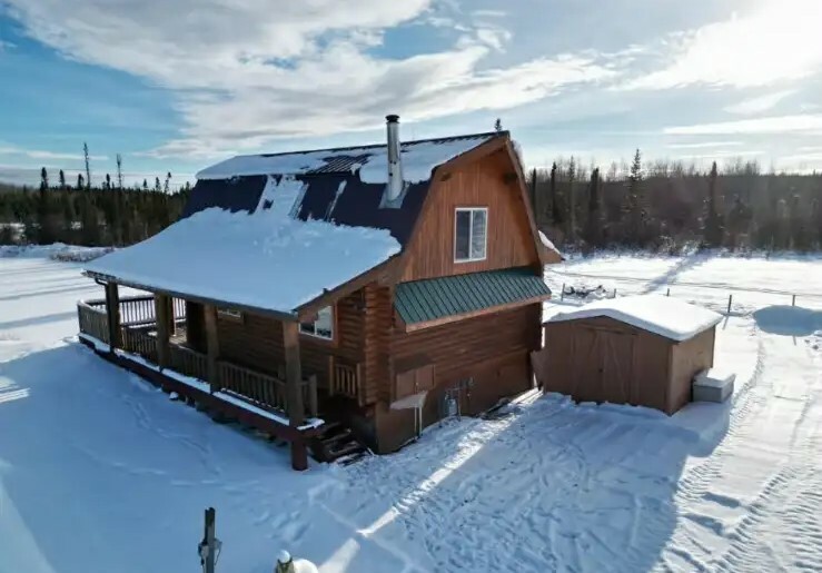 Log cabin to be moved 2