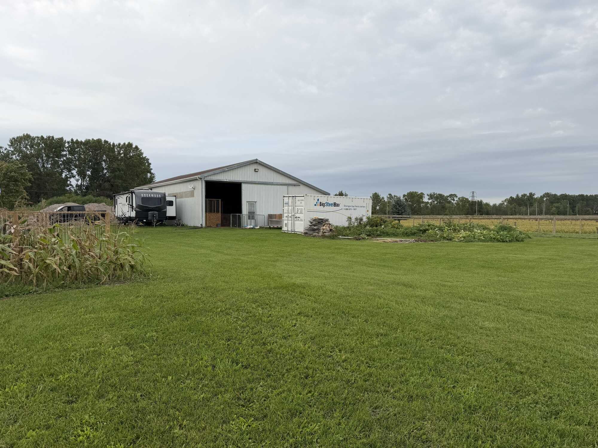 VACANT LAND – JUST UNDER 2 ACRES 
Peaceful Country Retreat - perfect for a Hobby Farm or Hobbyist with Large Workshop with hydro! 5